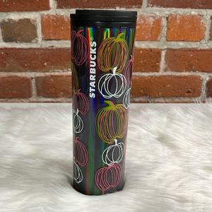 STARBUCKS | Fall Halloween 2023 Glow in the Dark Pumpkin Bottle Tumbler
